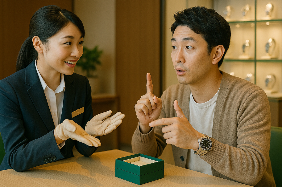 店員との会話や在庫確認のコツを学ぶ