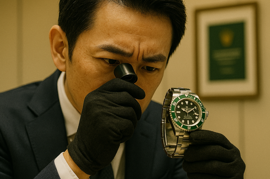ロレックスの偽物を見破るプロの鑑定