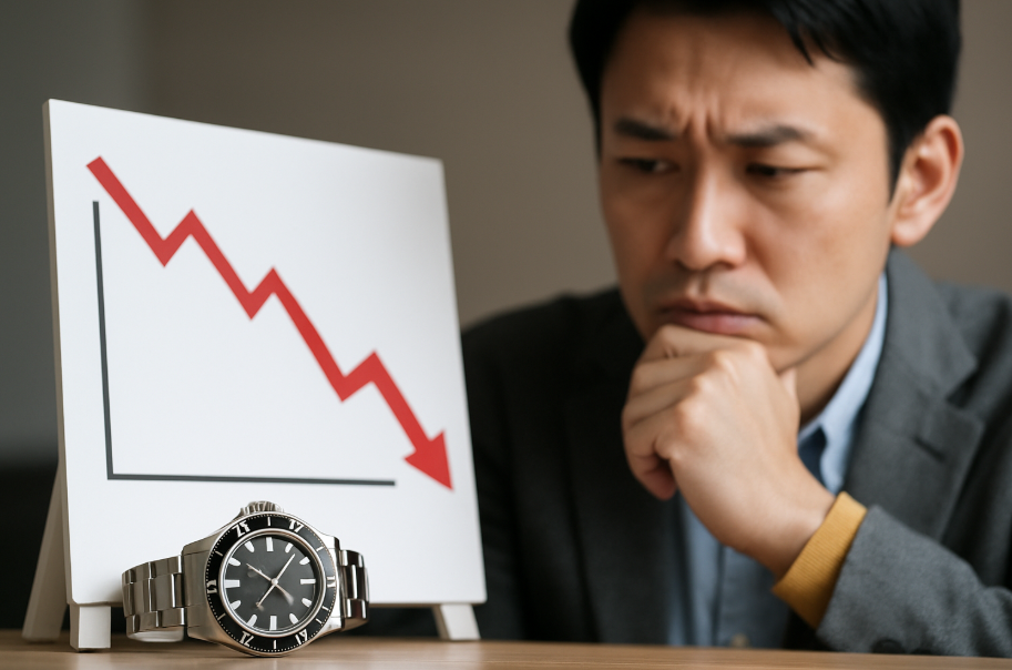 ロレックス暴落や定価割れの可能性